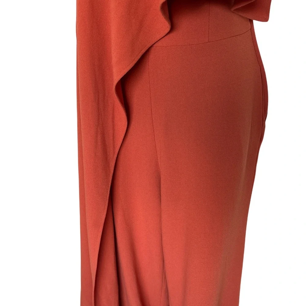Elegant Orange Jumpsuit - Picture 4 of 6